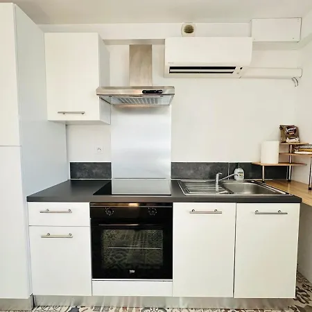 Appartement Tropical Haven - Gare Proche - Climatisation Agen
